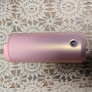 Starbucks 12 oz. 2020 pink with gold micro glitter Christmas Holiday tumbler